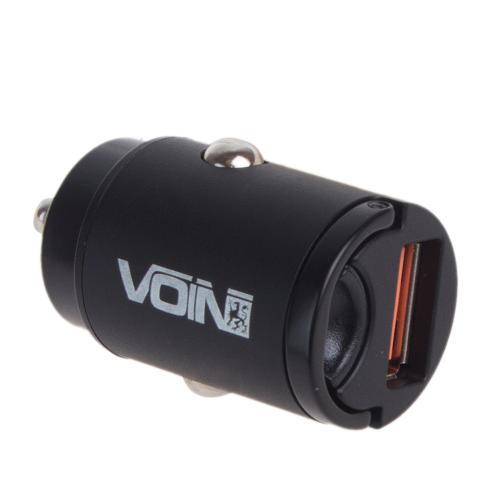 Автомобильное зарядное устройство VOIN 30W, 1USB QC4.0 12/24V (4.5V*5A, 5V*4.5A, 9V*3A,12V*2.5A) (C-30160Q)