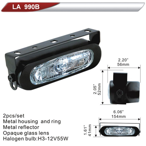 Фара дополнительная  DLAA  990B-W/H3-12V-55W/154*41mm (LA 990B-W)