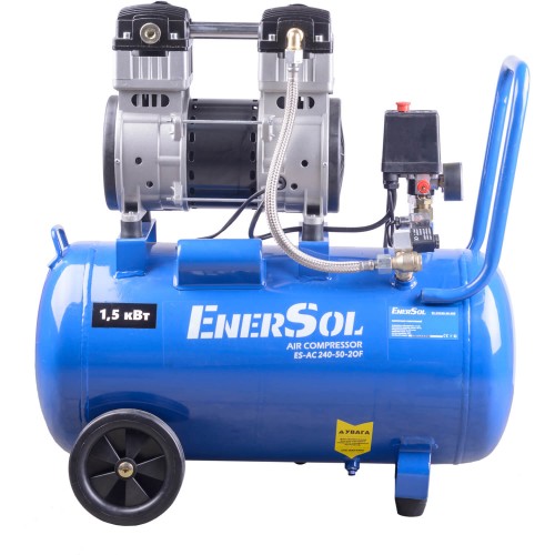 Компрессор воздушный безмасляный 50 л; 240 л/мин; 230 В EnerSol ES-AC240-50-2OF