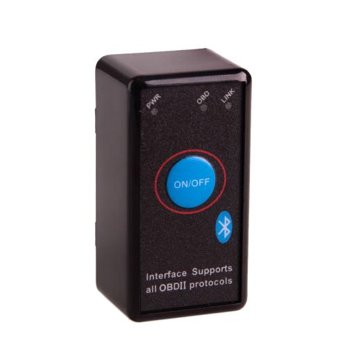 Диагностический сканер автомобильный OBD II, ELM327, v1.5 c кнопкой (ELM327 v1.5)