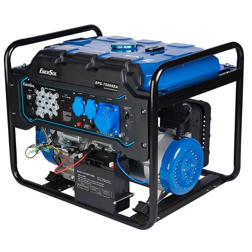 Генератор бензиновый 7.5 кВт; EnerSol EPG-7500SEA