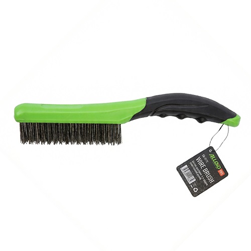 Щітка дротяна 4-рядна, пластикова ручка SB-3173 Alloid Pro