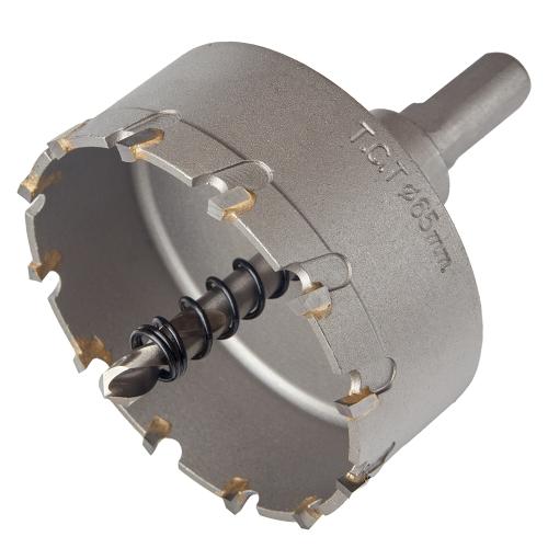 Сверло корончатое твердосплавное по металлу Alloid Base 65мм