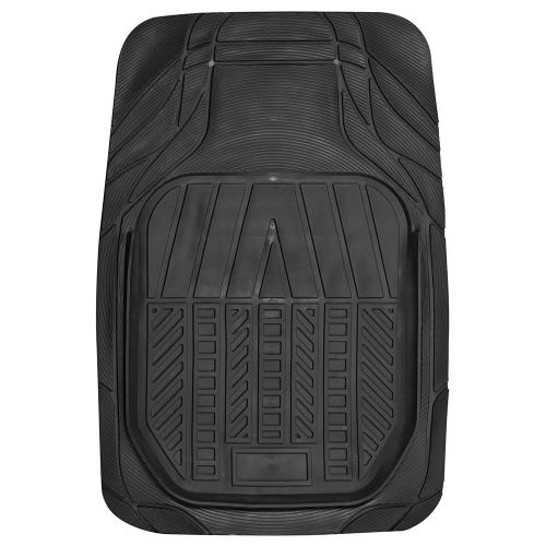 Коврики PVC КУ-16050 BK 5шт./компл. черные 75x52 52x47 50х23 (КУ-16050 BK)