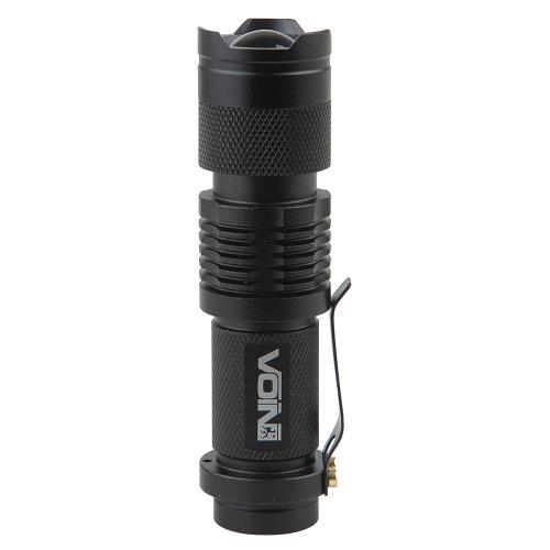 Фонарик ручной VOIN VL-3028, LED XPE, 100Lm, зум, алюминий, 1хАА (не в комплекте) (VL-3028)