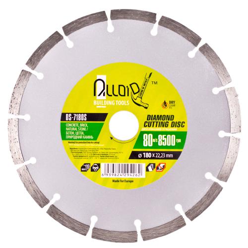 Alloid. Диск алмазный отрезной сегментный 180 мм (DS-7180S)