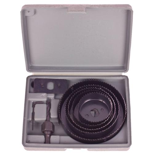 Alloid. Набор корончатых фрез по дереву 8 предм. (64, 76, 89, 102, 127мм) (HS-64127)