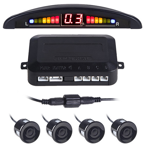 Парктроник Pulso LP-10140/LED/4 датчика D=22mm/коннектор/black (LP-10140-black)