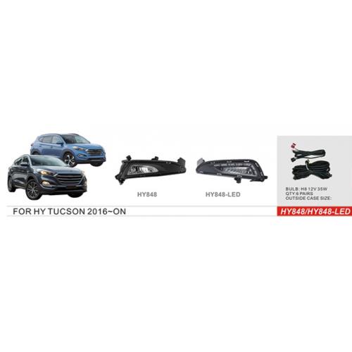 Фары доп.модель Hyundai Tucson 2015-18/HY-848/H8-12V35W/эл.проводка (HY-848)