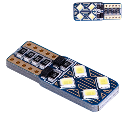 Лампа PULSO/габаритная/LED T10/W2.1x9.5d/W5W/8SMD-3030/12v/4w/80lm White (LP-158480)