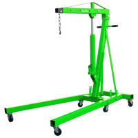Кран складной подкатной с поворотными колесами 1 т Alloid AL-31002