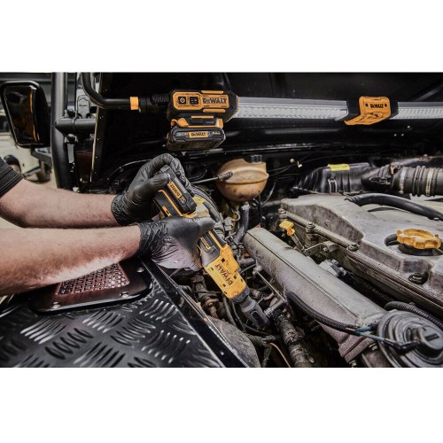 Гайковерт кутовий - трещотка акумуляторний безщітковий 3/8", 81 Нм; DeWALT DCF503L1G