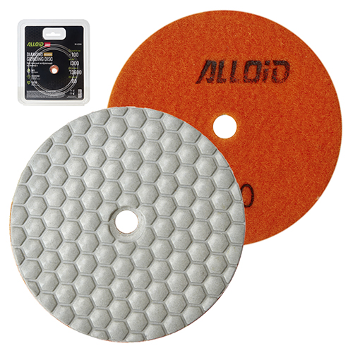 Alloid Pro. Круг алмазный шлифовальный на липучке HEXAGON 100 мм, зерно 300 Alloid Pro. Круг алмазный шлифовальный на липучке HEXAGON 100 мм, зерно 300