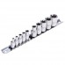 HANS. Набор торцевых головок внешний торкс 1/4"-3/8"DR Е4-Е18, 10предм. (5610E) (5610Е)