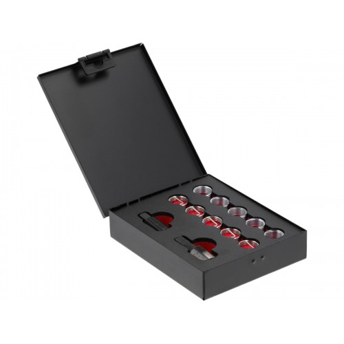 Мітчики і вставки для ремонту різьби лямбда-зонду YATO M18x1,5, 12 шт. (YT-17562)