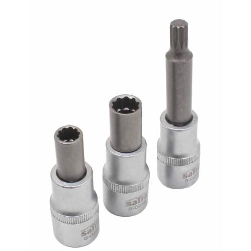 Набор насадок 1/2" для алюминиевых дисков (секретки) 3 шт SATRA S-OZ3S