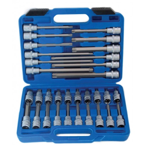 Набір екстрадовгих ключів TORX з насадками 1/2"-32ед. SATRA S-ST3212