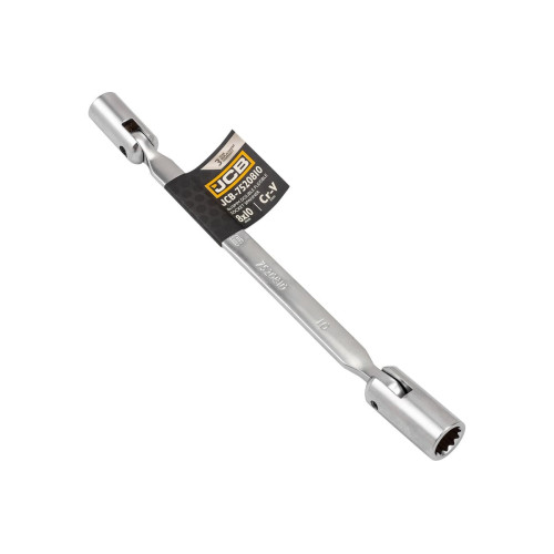 Ключ торцевий двосторонній з шарніром 8х10 мм JCB Tools JCB-7520810
