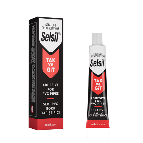 Клей для труб ПВХ SELSIL, 1-компонентный, тюбик 50 г