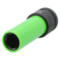 Головка торцевая ударная YATO 1/2", 15 мм, L=85 мм, CrMo, для легкосплавных дисков YT-10581