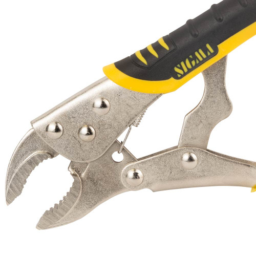 Клещи зажимные универсальные полукруглые 180 мм CrV SIGMA 4340251