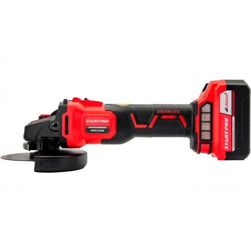 Шлифмашина угловая аккумуляторная 125мм 1000-8500 об/мин. Start Pro SAG2-21/2B BRUSHLESS