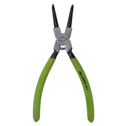 Щипцы (сегера) для стопорных колец сжимные изогнутые 225 мм SK-6045B Alloid