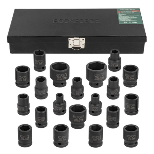 Головки ударные, набор 20пр., 1/2" (6гр.) RF-4203-5MPB