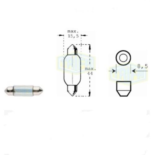 Лампа автомобільна Festoon лампа Trifa 6V 18W SV 8,5-8 15,5x41 (01230)