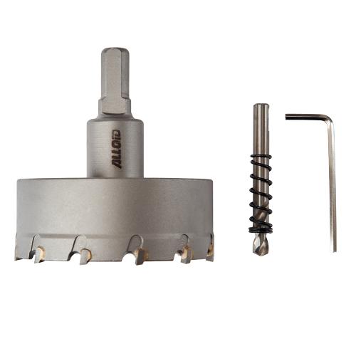 Сверло корончатое твердосплавное по металлу Alloid Base 70мм