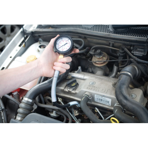 Тестер компресії для дизельних двигунів універсальний з комплектом адаптерів 47 предметів FRSG F-937G1