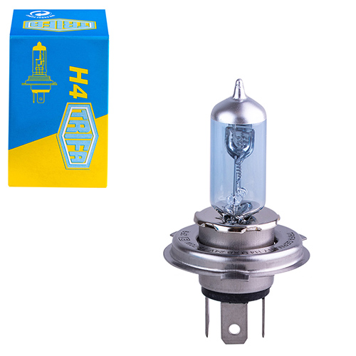 Лампа автомобильная  Галогенная лампа для фары Trifa H4 12V 60/55W blue CDL +20% (61665)