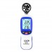 Цифровой крыльчатый анемометр 0,3-30м/с, -10-45°C WINTACT WT82