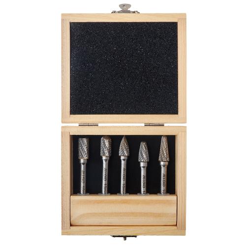 Набор борфрез твердосплавных по металлу Alloid Pro , 5шт CB-63254