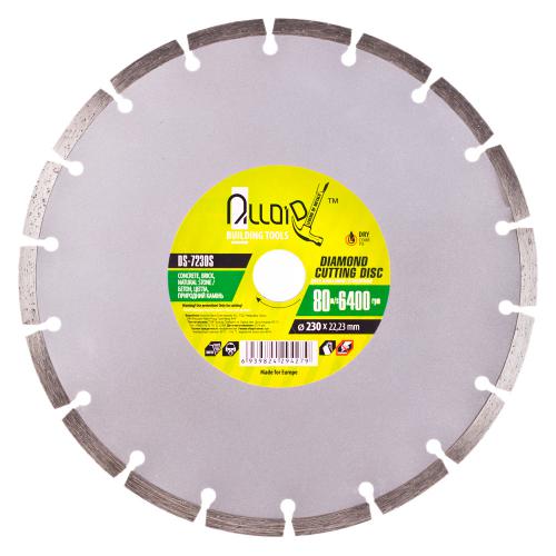 Alloid. Диск алмазный отрезной сегментный 230 мм (DS-7230S)
