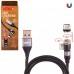 Кабель магнитный шарнирный VOIN USB - Type C 3А, 1m, black (быстрая зарядка/передача данных) (VP-6601C BK)
