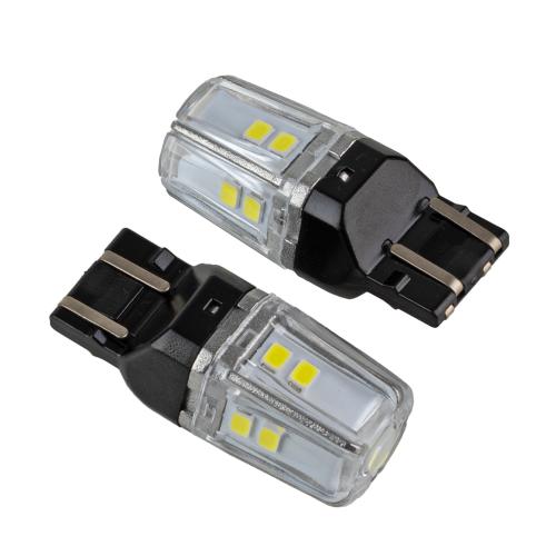 Лампа PULSO/габаритная/LED 7443/W3x16q/12SMD-2835/2контакта/9-36v/550/100lm/WHITE (LP-66443W)