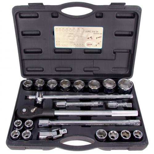 Alloid. Набор головок 3/4", 23 предм. 19-50 мм. (НГ-6023М) (НГ-6023М)