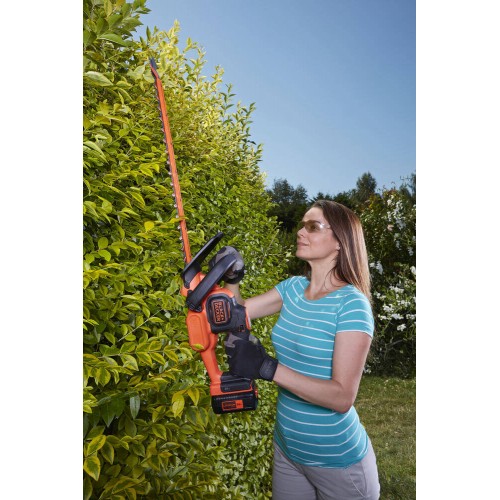 Кусторез аккумуляторный 55 см; диаметр веток 22 мм; BLACK+DECKER BCHTS3625L1