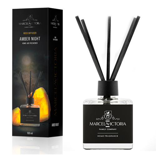 Ароматизатор рідкий для дому/офісу Tasotti "Reed diffuser" 100ml Amber Night (098550)