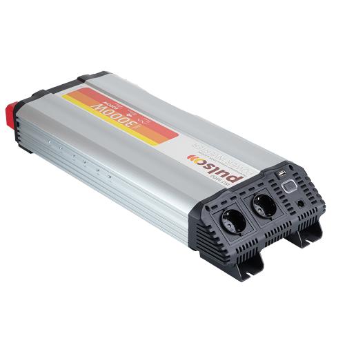 Преобраз. напряжения PULSO/ISU-3000/12V-220V/3000W/USB-5VDC2.0A/син.волна/клеммы (ISU-3000)
