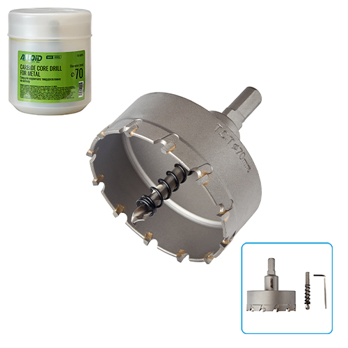 Свердло корончате твердосплавне по металу Alloid Base  70мм Свердло корончате твердосплавне по металу Alloid Base  70мм