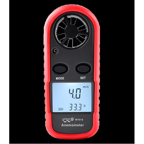 Анемометр цифровий 0,1-30 м/с, -10-45 °C WINTACT WT816