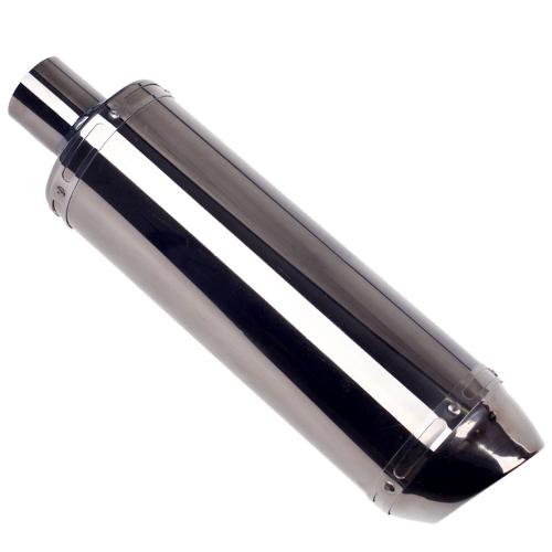 Прямоточний глушник мото НГ-0760-BK /d 2" (НГ-0760-BK)