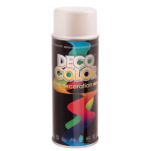 Deco Color Фарба аероз. 400ml Decoration/бiлий глянець (RAL9010/120123/720170)