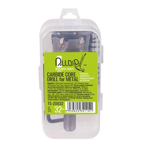 Alloid. Сверло корончатое твердосплавное по металлу 32мм (TS-20032)