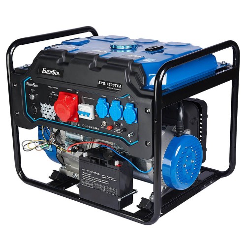 Генератор бензиновый 7.5 кВт; EnerSol EPG-7500TEA