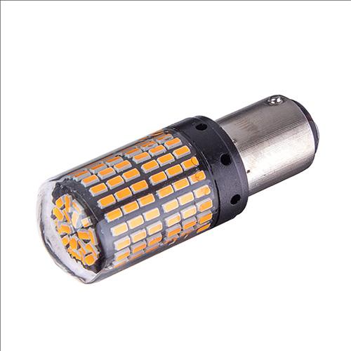 Лампа диодная S25 1157-3014-144SMD Y 2 контакта 60474 (1157-3014-144SMD Y)