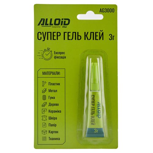 Супергель-клей ALLOID 3 г. AG3000