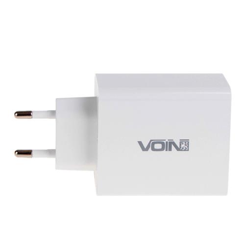 Сетевое зарядное устройство VOIN 36W, 2USB QC3.0 (3.6V-6.5V*3A, 6.5V-9V*2A, 9V-12V*1.5A) (LC-36523 W)